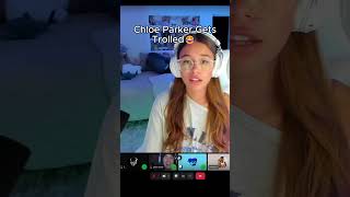 Chloe Parker Gets Trolled