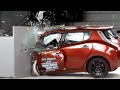 2014 Nissan Leaf small overlap IIHS crash test