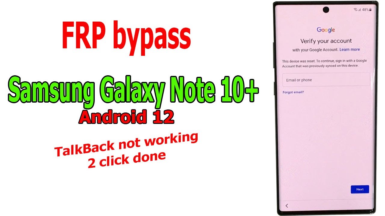 How to FRP Bypass Samsung Galaxy Note 10+ Android 12, How to FRP Bypass Samsung Galaxy Note 10+ Android 12,