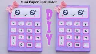 Make Mini Paper Calculator/Origami Calculator/Paper Cutting Calculator/Funky Tri