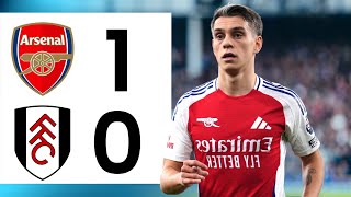 Leandro Trossard Goal Fulham Vs Arsenal 0-1 - Highlights & All Goals