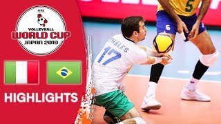 ITALY vs. BRAZIL - Highlights | Men's Volleyball World Cup 2019