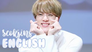 BTS || SEOKJIN?s ADORABLE ENGLISH || Hobii