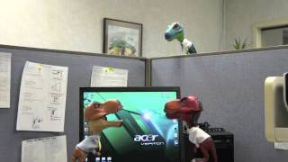 Dinosaurs at the Office "Karaoke"