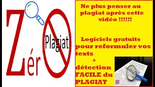 Eviter Le Plagiat Facilement Logiciels Gratuits Pour La Paraphrase Et De La Détection Du Plagiat