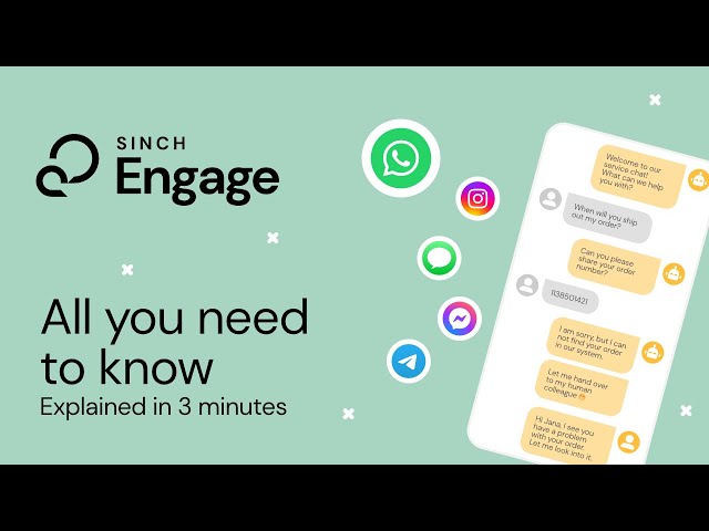Watch Sinch Engage — All you need to know on YouTube.