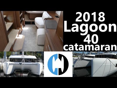 Walkthrough of the 2018 Lagoon 40 catamaran