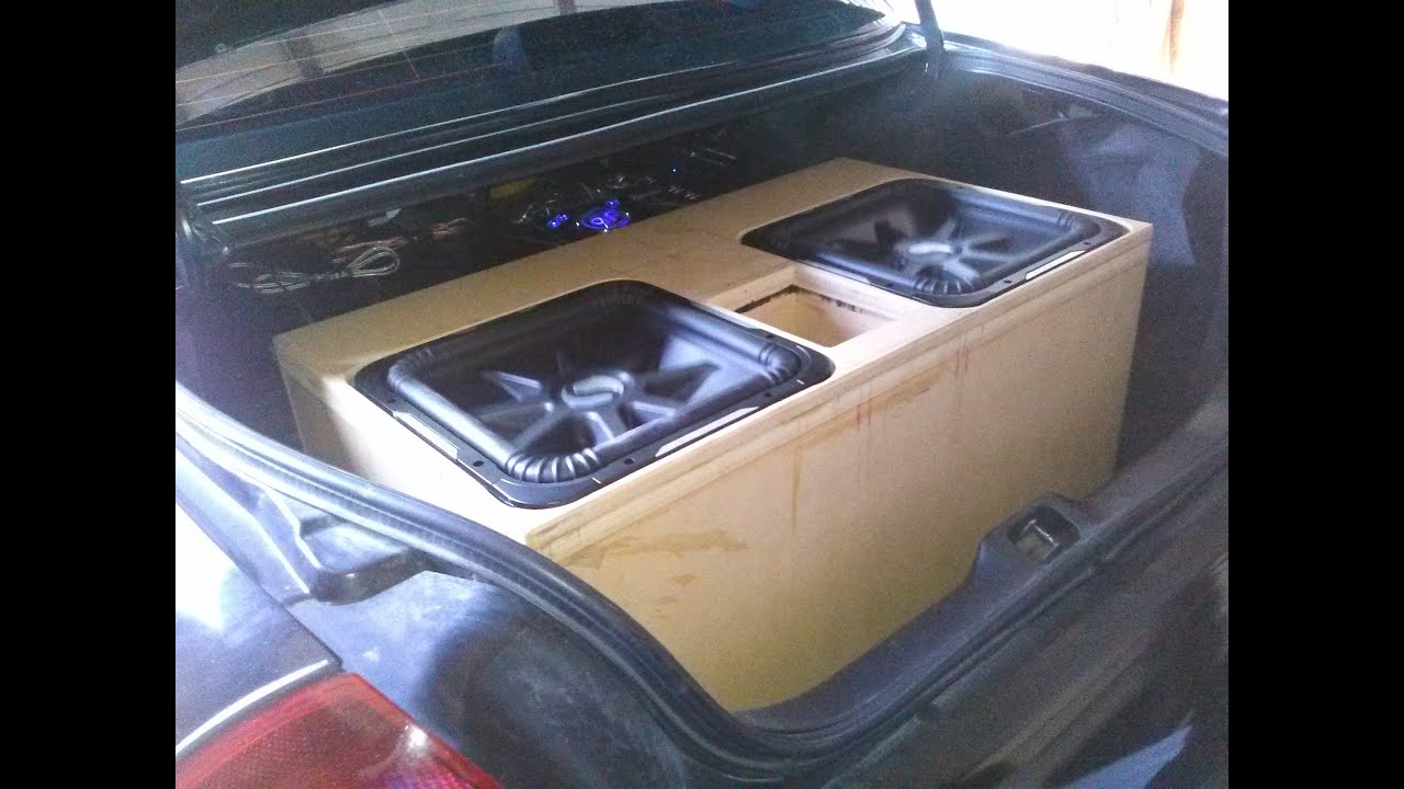 speaker box for 2 15s