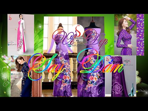 Vải áo dài đẹp SAY ĐẮM LÒNG NGƯỜI 2021 l Vải Áo Dài S