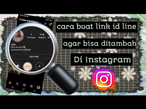 CARA BUAT LINK MENUJU ID LINE DARI INSTAGRAM #LINE #INSTAGRAM