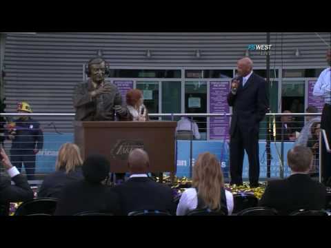 Chick Hearn Statue Ceremony