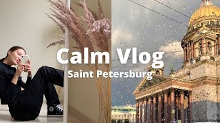 [Sub] 3 Дня В Питере. Моя Рутина, Книги И Питание. (Calm Vlog 7)