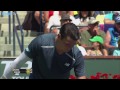 Roger Federer Blistering Backhands Hot Shots Indian Wells 2015 v. Raonic