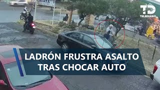 Asaltantes Fallan En Robo Y Escapan Tras Chocar En Ecatepec