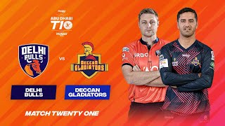 Match 21 HIGHLIGHTS | Delhi Bulls vs Deccan Gladiators | Day 9 | Abu Dhabi T10 Season 5