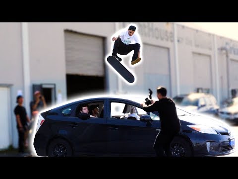 360 FLIP OVER AARON KYRO'S CAR!?