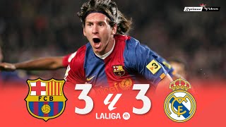 Barcelona 3 x 3 Real Madrid (Messi Hat-Trick) ● La Liga 06/07 Extended Goals & H