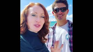 Margot Demeter and Derek Wolf on location