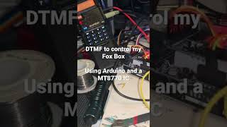Here Is An Update On My Arduino Fox Box. I Got A Dtmf Decoder Ic. It Is Programmed For Dtmf Control.