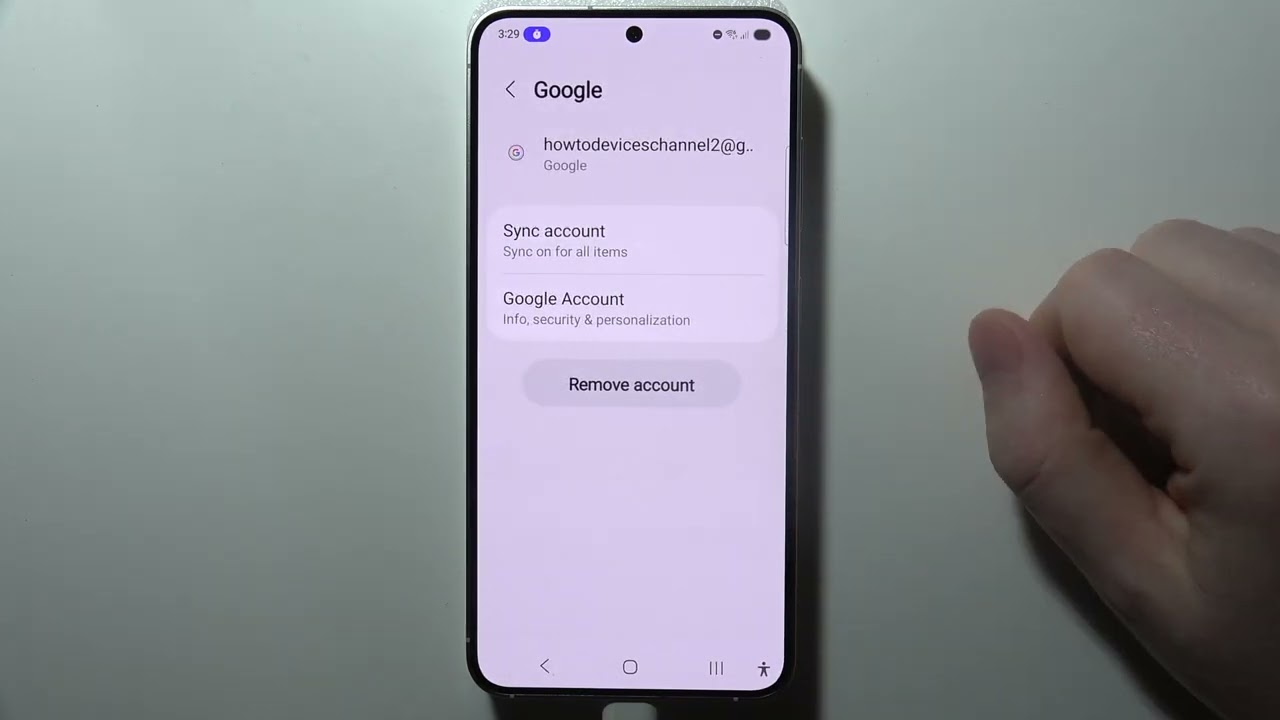 How to Remove Google Account In Samsung Galaxy S25+ How to Remove Google Account In Samsung Galaxy S25+