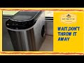 Portable ice maker not working, watch this before throwing it away