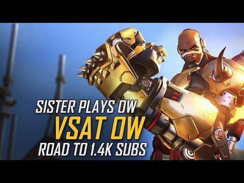 Overwatch - Quick Play & Chill - Road To 1.4k Subs w/ Sister