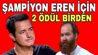 Masterchef Türkiye 2021 Şampiyonu Eren İçin Acun Ilıcalıdan 2 Ödül