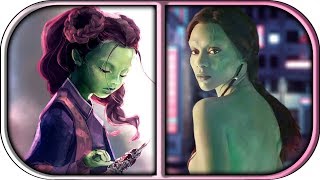 EVOLUTION of GAMORA in Movies TV Cartoons (1998-2018) Gamora origins infinity war gamora death scene