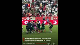 Amedspor-Erzurum Maçi Sonrasi Kavga