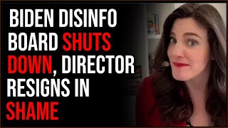 Biden Disinformation Board SUSPENDED, Director Resigns In Shame