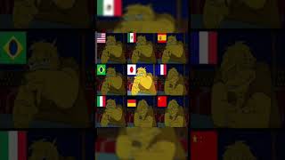 The Simpsons - Barney Gumble Burp In 9 Countries