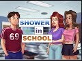 Summertime Saga | Need to Shower first in Locker Room | Easy Walkthrough | Roxxy