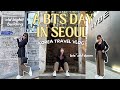 VISITING BTS PLACES IN SEOUL💜 dorm & restaurant, old bighit building, hybe | KOREA TRAVEL VLOG EP 3