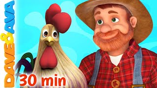 🐴 Old MacDonald, Wheels on the Bus and More Nursery Rhymes | Baby Songs by Dave and Ava 🐴