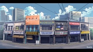 Before and After Paint Over 3D Anime Background