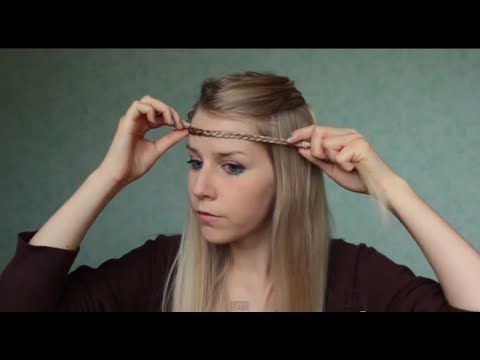 Headband tressé - YouTube