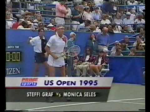 Steffi グラフ vs Monica セレス（セレシュ） US1995-1 of 19