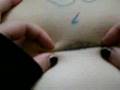 drea playing with my belly button #1
