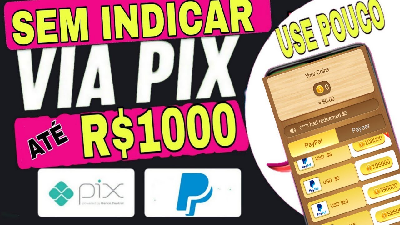 Ganhe R$1000 Reais Nesse Novo App! Como Ganhar Dinheiro na Internet