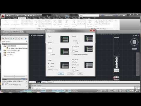 Autodesk AutoCAD Electrical 2014 Tutorial | Basic Project Workflow