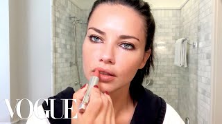 Adriana Lima Gets Ready for a Night Out | Beauty Secrets | Vogue