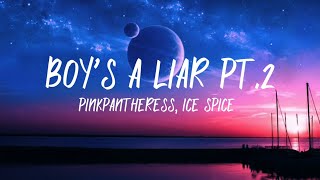 Download lagu Boy's a liar pt.2 - Pinkpantheress, Ice Spice (Lyrics)