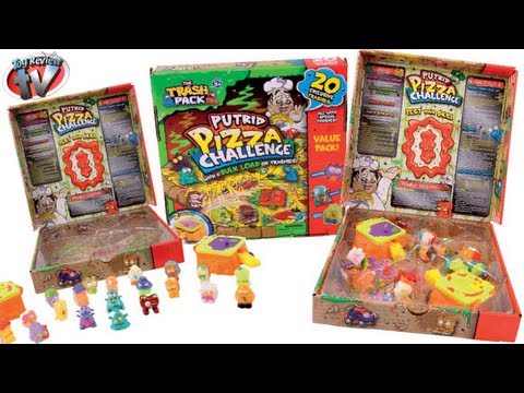 The Trash Pack Putrid Pizza Playset + 20 Exclusive Trashies Toy Review, Moose
