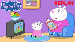 Suzy Sheep And Her Mummy Are Watching Television 6 Hours Of Peppa Pig - Non Stop Cartoons