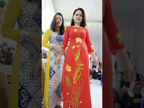 Dạy cắt may áo dài chỉ 1 tuần ra nghề phom dáng chuẩn đẹp