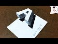 Vẽ 3D Siêu Ảo !! Vẽ chữ A 3D BAY TRÊN MẶT GIẤY