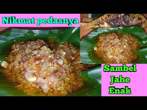 Resep sambel jahe enak| Sambel goreng | Good ginger chili recipe