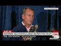 John Boehner: NSA program helped foil U.S. terror plot