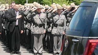 Nys Trooper Joel Davis Draws Thousands Of Officers To Fort Drum Funeral