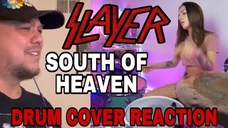 Slayer South Of Heaven Best Drum Cover Ever? (Reaction) Kristina Rybalchenko Drums
